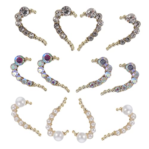 PACKOVE 2 Sätze Herzform Nagelstrasssteine Maniküre Schmuck Für Diy Nageldesigns Langlebige Dekoration Für Partys Und Besondere Anlässe 12 Stück * 2 PACKOVE 2 Sätze Herzform Nagelstrasssteine Maniküre Schmuck Für Diy Nageldesigns Langlebige Dekoration Für Partys Und Besondere Anlässe 12 Stück * 2 von PACKOVE