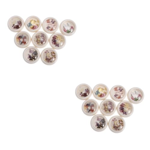 PACKOVE 2 Sätze Nagel-schmetterlings-ornamente Schmetterlinge Schmetterlingsnägelzauber Bunt Schmetterling Nagelcharme Klein Dekorationen Nagel Charms Zucht Schmuck Schwarz Metall 9boxen*2 von PACKOVE
