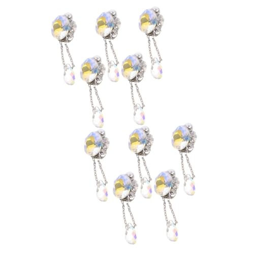PACKOVE 2 Sätze Nailart-diamant-anhänger Lieferungen Für Charme Dekorationen Polieren Reize Uv Nail Decoration Nail Charms 3d-nageldiamanten Maniküre Diy Zubehör Glas Kristall 5 Stück * 2 von PACKOVE
