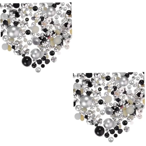 PACKOVE 2 Sätze Perlennagel Designs Diy Nagelcharms Und Dekore Für Kreative Nägel Für Langlebig Und Leicht Zu Entfernen Für 3 Packungen * 2 von PACKOVE
