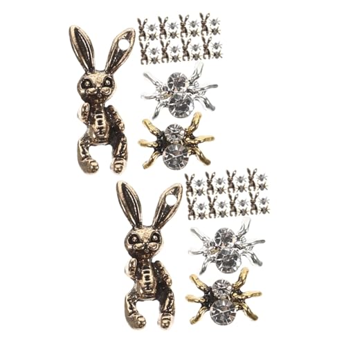PACKOVE 2 Sätze Schmuck Mit Nageldiamanten Nagel Charme Reize Metallisch Nagel Charms Nail Decoration Fingernägel Aufkleber Gruselige Nagelnieten Nageldekoration Aus Metall 30 Stück * 2 PACKOVE 2 Sätze Schmuck Mit Nageldiamanten Nagel Charme Reize Metallisch Nagel Charms Nail Decoration Fingernägel Aufkleber Gruselige Nagelnieten Nageldekoration Aus Metall 30 Stück * 2 von PACKOVE