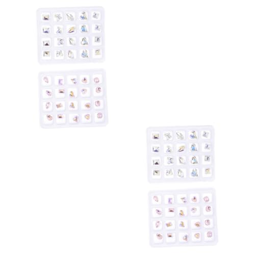 PACKOVE 2 Sätze Spezielles Diamant -set Nagel Strasssteine für Nägel Manikürezubehör Hochzeit Bausätze Lieferungen Edelsteine für Nägel Flache Rückensteine Bunt Plastik 40 Stück * 2 PACKOVE 2 Sätze Spezielles Diamant -set Nagel Strasssteine für Nägel Manikürezubehör Hochzeit Bausätze Lieferungen Edelsteine für Nägel Flache Rückensteine Bunt Plastik 40 Stück * 2 von PACKOVE