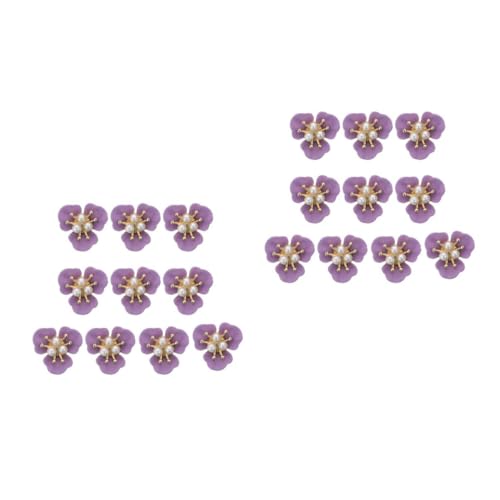 PACKOVE 2 Sätze Teiliges Stilvolle Diy Maniküre Dekoration Schöne Blumenperlen Ornamente Für Für Kreative Nagelkunstgestaltung Und Besondere Anlässe 10 Stück * 2 von PACKOVE