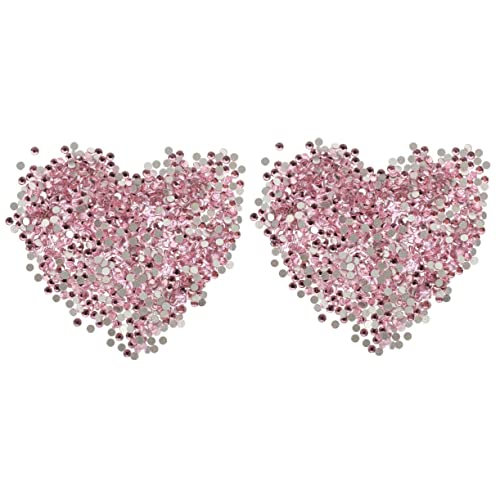 PACKOVE 2 Stück Flachrücksteine für Nail Art Pastellrosa Hochwertige Rhinestones für Diy Nageldesigns Bastelbedarf für Schmuck und Dekorationen PACKOVE 2 Stück Flachrücksteine für Nail Art Pastellrosa Hochwertige Rhinestones für Diy Nageldesigns Bastelbedarf für Schmuck und Dekorationen von PACKOVE