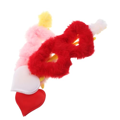 PACKOVE 2 Stück Plüsch Herzförmige Brillen Kuschelige Party Sonnenbrillen für Damen Mädchen Weiche Komfortable Accessoires für Valentinstag Halloween Junggesellinnenabschied PACKOVE 2 Stück Plüsch Herzförmige Brillen Kuschelige Party Sonnenbrillen für Damen Mädchen Weiche Komfortable Accessoires für Valentinstag Halloween Junggesellinnenabschied von PACKOVE