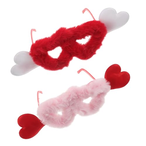 PACKOVE 2 Stück Teiliges Valentinstag Herzförmige Sonnenbrille Unisex Plüsch Flauschige Samt Brille Retro-partyaccessoire für Kostümfest Geburtstag Foto Requisiten PACKOVE 2 Stück Teiliges Valentinstag Herzförmige Sonnenbrille Unisex Plüsch Flauschige Samt Brille Retro-partyaccessoire für Kostümfest Geburtstag Foto Requisiten von PACKOVE