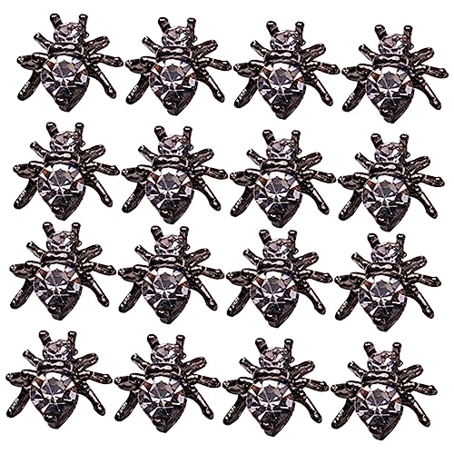 PACKOVE 20 Stück Teiliges Spider Nail Charms aus Langlebiger Legierung Nageldekoration im Gothic Stil für DIY Nail Art Halloween und Festliche Anlässe Wiederverwendbar und Modisch PACKOVE 20 Stück Teiliges Spider Nail Charms aus Langlebiger Legierung Nageldekoration im Gothic Stil für DIY Nail Art Halloween und Festliche Anlässe Wiederverwendbar und Modisch von PACKOVE