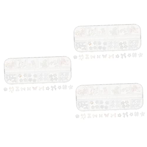 PACKOVE 3 Boxen Nail Art Charms für Maniküre Blumen und Bows für Diy Nageldekorationen Glänzende und Effekte für Persönliche und Professionelle Anwendungen PACKOVE 3 Boxen Nail Art Charms für Maniküre Blumen und Bows für Diy Nageldekorationen Glänzende und Effekte für Persönliche und Professionelle Anwendungen von PACKOVE