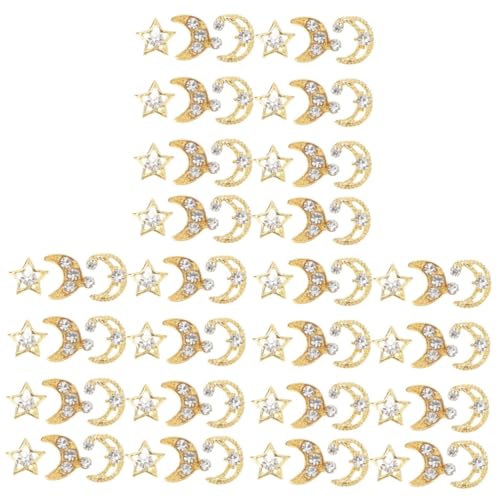 PACKOVE 3 Sätze Charms Dekoration Für Nagelkunst Mond Und Stern Nail Accessory Diy Nagelverzierung Für Designs Für Besondere Anlässe Und 30 Stück * 3 PACKOVE 3 Sätze Charms Dekoration Für Nagelkunst Mond Und Stern Nail Accessory Diy Nagelverzierung Für Designs Für Besondere Anlässe Und 30 Stück * 3 von PACKOVE