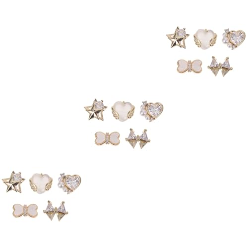 PACKOVE 3 Sätze Dekorative Patches Schimmernde Nagelkunst Zubehör Für Diy Maniküre Einzigartige Fingernagel Ornamente Für Nageldesign Und Gestaltungen 5 Stücke * 3 PACKOVE 3 Sätze Dekorative Patches Schimmernde Nagelkunst Zubehör Für Diy Maniküre Einzigartige Fingernagel Ornamente Für Nageldesign Und Gestaltungen 5 Stücke * 3 von PACKOVE