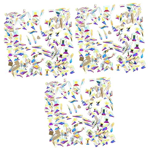 PACKOVE 3 Sätze Flachrücken Strasssteine Für Nägel Diy Nagelcharms Verschiedenen Glänzende Dekoration Für Nail Art Bastelprojekte Und Anwendungen 100 Stück * 3 PACKOVE 3 Sätze Flachrücken Strasssteine Für Nägel Diy Nagelcharms Verschiedenen Glänzende Dekoration Für Nail Art Bastelprojekte Und Anwendungen 100 Stück * 3 von PACKOVE