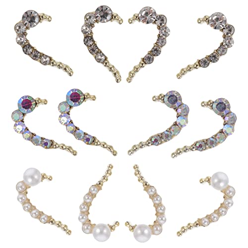 PACKOVE 3 Sätze Herzförmige Nail Art Dekorationen Diy Maniküre Rhinestones Für Kreative Nageldesigns Langlebig Und Einfach Anzuwenden Für Anfänger Und Profis 12 Stück * 3 PACKOVE 3 Sätze Herzförmige Nail Art Dekorationen Diy Maniküre Rhinestones Für Kreative Nageldesigns Langlebig Und Einfach Anzuwenden Für Anfänger Und Profis 12 Stück * 3 von PACKOVE