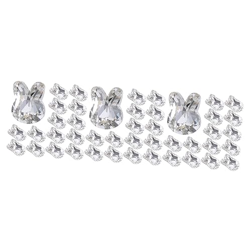PACKOVE 3 Sätze Schmuck Mit Nageldiamanten Kunst Dekoration Für Zehe Nageldekor Zubehör Nagelsteine Nagerstein Nail Nagelschmuck Maniküre Diy Dekore 3d-nagelanhänger Kristall 20 Stück * 3 von PACKOVE