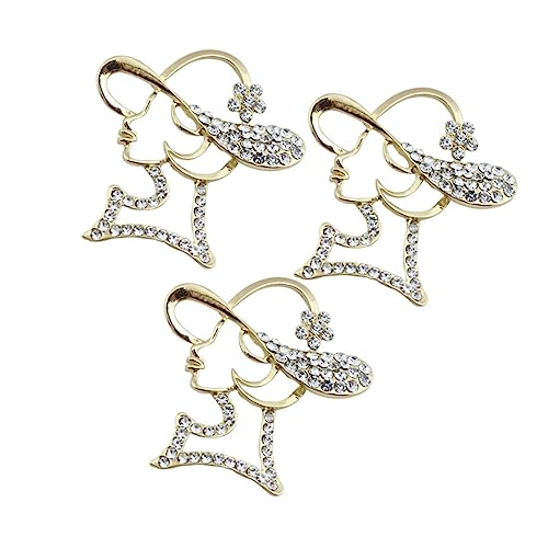 PACKOVE 3 Stück Teiliges Diy Handy Zubehör mit Strass Langlebige Legierung Funkelnde Telefon Dekoration für Handyhüllen als für Damen und Festtagsanlässe von PACKOVE