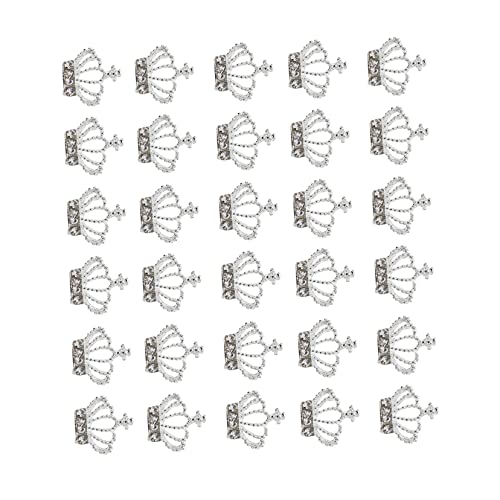 PACKOVE 30 Stück Herz-Strass-Nagel-Kunst edelstein schmucksteine nailkndy Strasssteine für Nägel Nailart-Zubehör aufkleber Kronennagel glitzert Nagelsticker mit Strass Legierung Silver PACKOVE 30 Stück Herz-Strass-Nagel-Kunst edelstein schmucksteine nailkndy Strasssteine für Nägel Nailart-Zubehör aufkleber Kronennagel glitzert Nagelsticker mit Strass Legierung Silver von PACKOVE