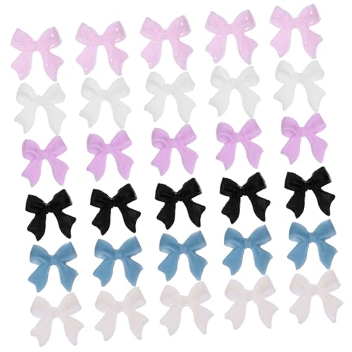 PACKOVE 30 Stück Schleifen Nagelkunst Zubehör Nagelkunst Perlen Kits Nagel Charms Rosen Nagelkunst Schleifen Dekoration Nägel Nagel Charms Fledermaus Dekorationen Nagel von PACKOVE
