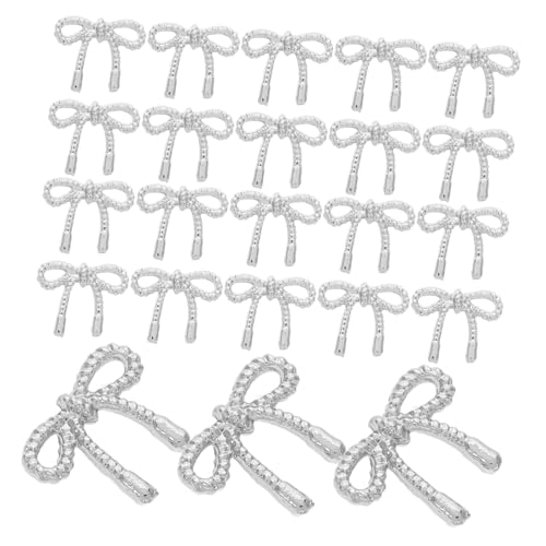 PACKOVE 30 Stück Silberner Maniküreschmuck Nagel-bogen-anhänger Kawaii Nagelanhänger Schmetterlingsnagelzauber Schleifenzauber Schmetterlings-charme Nagelanhänger Silber Silver Metall PACKOVE 30 Stück Silberner Maniküreschmuck Nagel-bogen-anhänger Kawaii Nagelanhänger Schmetterlingsnagelzauber Schleifenzauber Schmetterlings-charme Nagelanhänger Silber Silver Metall von PACKOVE