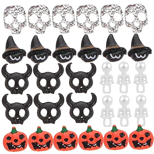 PACKOVE 30 Stück Teiliges Set Halloween Nagel Charms Kreative Schmuckstücke aus Metall für Einzigartige Nageldesigns für Halloween Weihnachten Partys und Mehr PACKOVE 30 Stück Teiliges Set Halloween Nagel Charms Kreative Schmuckstücke aus Metall für Einzigartige Nageldesigns für Halloween Weihnachten Partys und Mehr von PACKOVE