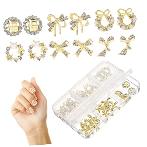 PACKOVE 30Stücke Metall Charms Nageldekorationen für Maniküre DIY Nagelkunst Zubehör mit Praktischem Aufbewahrungsbox für Vielseitige Designs und Anlässe PACKOVE 30Stücke Metall Charms Nageldekorationen für Maniküre DIY Nagelkunst Zubehör mit Praktischem Aufbewahrungsbox für Vielseitige Designs und Anlässe von PACKOVE