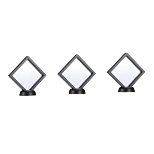 PACKOVE 3st Schaukästen Schmuckschatulle Zur Wandmontage Transparente Schmuckvitrine Armbandständer 3d-schwimmdisplayhalter Aus 3d Schwimmende Vitrine Anzeige Reisen Ohrringe Bildschirm PACKOVE 3st Schaukästen Schmuckschatulle Zur Wandmontage Transparente Schmuckvitrine Armbandständer 3d-schwimmdisplayhalter Aus 3d Schwimmende Vitrine Anzeige Reisen Ohrringe Bildschirm von PACKOVE
