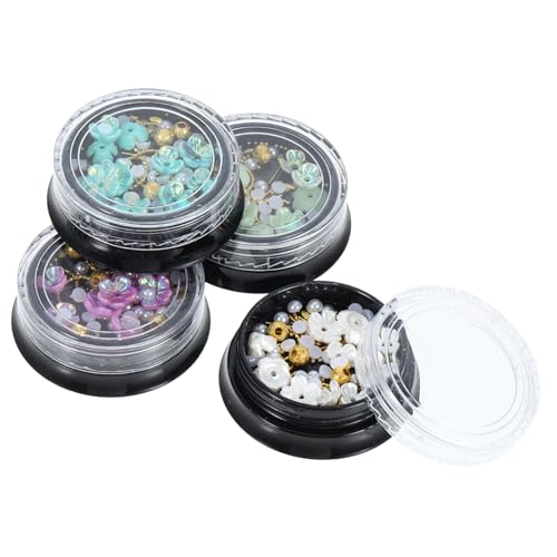 PACKOVE 4 Boxen Floral Nail Charms Diy Nail Studs für Nagelkunst Maniküre und Vielseitig Einsetzbar für Handytaschen Karten und Mehr PACKOVE 4 Boxen Floral Nail Charms Diy Nail Studs für Nagelkunst Maniküre und Vielseitig Einsetzbar für Handytaschen Karten und Mehr von PACKOVE