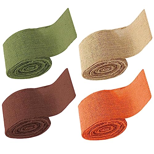 PACKOVE 4 Rollen Dekoband Hochzeit Blau Sortiert Deko Festival Für Geschenkbänder Geschenkband Multifunktionsband Verpackungsband Feiertagsband Leinen PACKOVE 4 Rollen Dekoband Hochzeit Blau Sortiert Deko Festival Für Geschenkbänder Geschenkband Multifunktionsband Verpackungsband Feiertagsband Leinen von PACKOVE