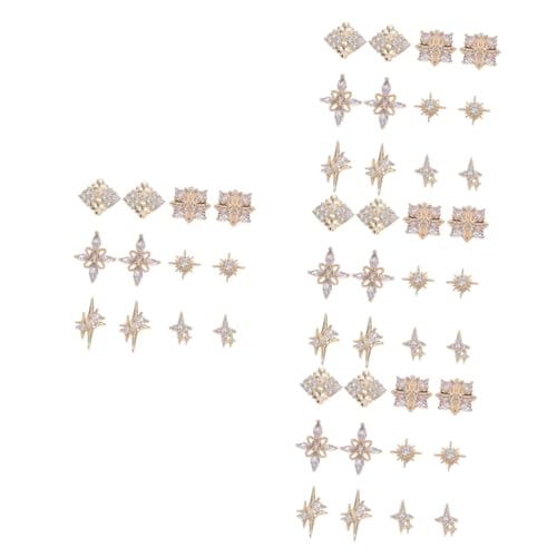 PACKOVE 4 Sätze Charms Mit Strasssteinen Vintage Dekorationen Für Nagelkunst Für Fingernägel Und Kunstnägel Für Diy Nail Art Projekte 12 Stück * 4 PACKOVE 4 Sätze Charms Mit Strasssteinen Vintage Dekorationen Für Nagelkunst Für Fingernägel Und Kunstnägel Für Diy Nail Art Projekte 12 Stück * 4 von PACKOVE