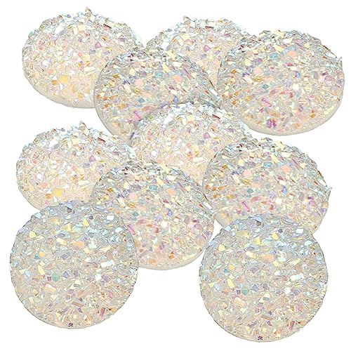 PACKOVE 4 Sätze Flachrücken Harz Strasssteine Dekorationen Für Diy Bastelprojekte Form Für Schmuck Und Kunsthandwerk 100 Stück * 4 von PACKOVE