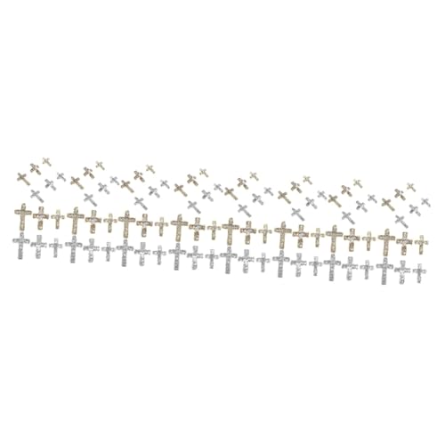 PACKOVE 4 Sätze Legierung Kreuz Schmuck Strasssteine Für Nägel Charms Edelsteine Nagel Strass Metall Nagel Charm Kreuz Nagel Charm Nagelkunst Zubehör Nagel Dekore 3D Nagel 60 Stück * 4 PACKOVE 4 Sätze Legierung Kreuz Schmuck Strasssteine Für Nägel Charms Edelsteine Nagel Strass Metall Nagel Charm Kreuz Nagel Charm Nagelkunst Zubehör Nagel Dekore 3D Nagel 60 Stück * 4 von PACKOVE