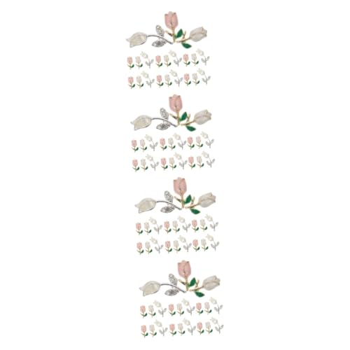 PACKOVE 4 Sätze Metallblumen Nagelschmuck Für Diy Nageldesign Retro Nagelaccessoires Für Geeignet Für Nagelstudios Und Heimwerkerprojekte 24 Stück * 4 PACKOVE 4 Sätze Metallblumen Nagelschmuck Für Diy Nageldesign Retro Nagelaccessoires Für Geeignet Für Nagelstudios Und Heimwerkerprojekte 24 Stück * 4 von PACKOVE