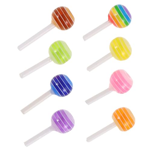 PACKOVE 4 Sätze Nagelkunst Dekorationen Candy Nail Accessoires Für Diy Maniküre Bunte Und Ornamente Für Und Mädchen Für Und Salongebrauch 25 Stück * 4 von PACKOVE