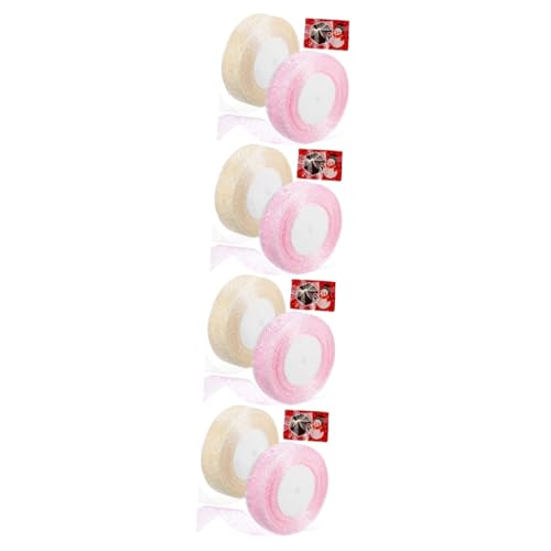 PACKOVE 4 Sätze Transparente Geschenkbander Für Dekoration Und Feiern Zum Basteln Und Verpacken Von Geschenken 2 Rollen * 4 von PACKOVE