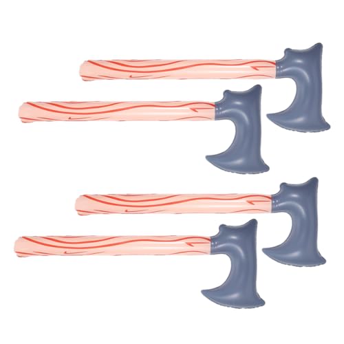 PACKOVE 4 Stück Aufblasbare Pvc-axt Party-requisiten Langlebig Wiederverwendbar für Cosplay Theater Pool Festivaldekorationen Innen Außenbereich PACKOVE 4 Stück Aufblasbare Pvc-axt Party-requisiten Langlebig Wiederverwendbar für Cosplay Theater Pool Festivaldekorationen Innen Außenbereich von PACKOVE