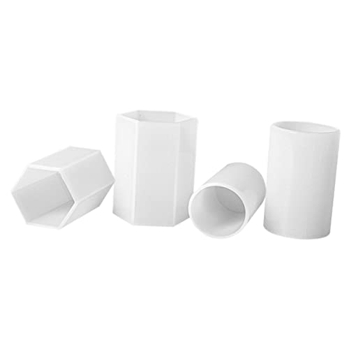 PACKOVE 4 Stück Diy Kerzenformen Teiliges Silikon Gießformen für Dekorative Kerzen Große und Kleine Sechseckige Zylindrische Modelle Einfach zu Verwenden für Duftkerzen und Bastelarbeiten PACKOVE 4 Stück Diy Kerzenformen Teiliges Silikon Gießformen für Dekorative Kerzen Große und Kleine Sechseckige Zylindrische Modelle Einfach zu Verwenden für Duftkerzen und Bastelarbeiten von PACKOVE