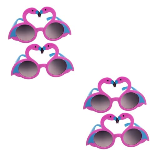 PACKOVE 4 Stück Flamingo-Partybrille kindersonnenbrille sonnenbrille kinder prom Retro-Sonnenbrille Sonnenbrille für Kinder schnapsgläser lustige Brille Flamingo-Brille Cosplay Requisiten von PACKOVE