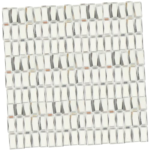 PACKOVE 400 Stück Glaskristalllinse Kleidung scrabook bastelmaterial bastel materialien kristallglas Basteln Sie Juwelen Craft Strass Flatback Nagelkristalle Strass Juwelen annähen Weiß von PACKOVE