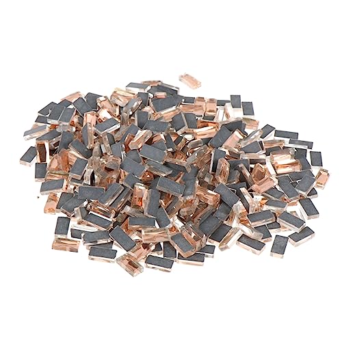 PACKOVE 400 Stück Glaskristalllinse Strasssteine Herstellung kristallglas dekoration party diomentpanting Clothes decoration Jewelry making Edelsteine Flatback-Edelstein-Charm Golden von PACKOVE