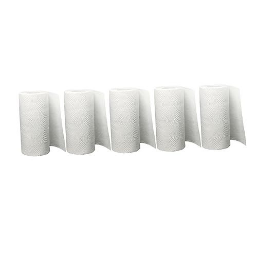 PACKOVE 5 Rollen Küchenpapier Toilettenpapier Ölabsorptionspapier Taschentuch Seidenpapier Für Zu Hause von PACKOVE