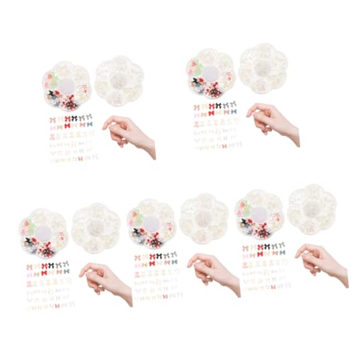 PACKOVE 5 Sätze Boxen Perlen Nagelkunst Dekorationen Schleifen Nagel Charms Maniküre Zubehör Nagelaccessoires Für Diy Nageldesign Geeignet Für Profis Und Zuhause 2boxen*5 von PACKOVE