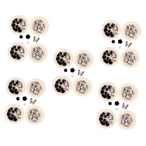 PACKOVE 5 Sätze DIY Nagelornamente Nagel Strass Set Selbstklebende Nagel Charms Nageldekor Edelsteine Für Nägel Kristalle Strasssteine Für Nageldekoration Schwarze Strasssteine 4Boxen*5 PACKOVE 5 Sätze DIY Nagelornamente Nagel Strass Set Selbstklebende Nagel Charms Nageldekor Edelsteine Für Nägel Kristalle Strasssteine Für Nageldekoration Schwarze Strasssteine 4Boxen*5 von PACKOVE