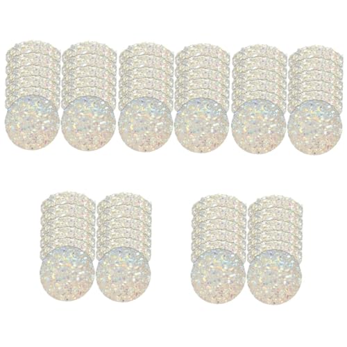 PACKOVE 5 Sätze Flachrücken Strass Patches Diy Bastelzubehör Für Schmuck Kleidung Taschen Resin Aufkleber Für Kreative Projekte 100 Stück * 5 von PACKOVE