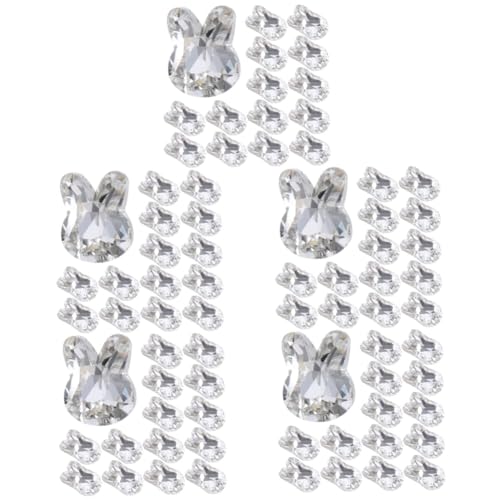 PACKOVE 5 Sätze Schmuck Mit Nageldiamanten Dekoration Nagel Charms Reize Nageldekor Zubehör Hallo Nagelsteine Nagerstein Fingernagel-kunstdekor Nagelkunst-anhänger Kristall 20 Stück * 5 von PACKOVE