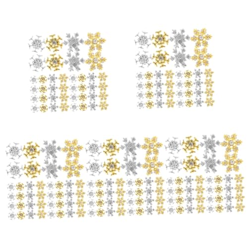 PACKOVE 5 Sätze Schneeflocken-ornamente Nageln Weiß Weihnachten Künstlicher Schnee Winterdeko Dekorationen Nägel Zarter Schneeflockennagel Schneeflockendekor Für Diy Legierung 40 Stück * 5 PACKOVE 5 Sätze Schneeflocken-ornamente Nageln Weiß Weihnachten Künstlicher Schnee Winterdeko Dekorationen Nägel Zarter Schneeflockennagel Schneeflockendekor Für Diy Legierung 40 Stück * 5 von PACKOVE