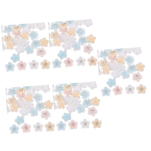PACKOVE 5 Stück 2 Eistransparent-Harzpunktbohrer Nagel Blume Strasssteine schmücken ästhetisch bunt nail art set kunstnägel set Nail-Art-Design-Zubehör deko Nailart-Juwelen Manikürezubehör von PACKOVE