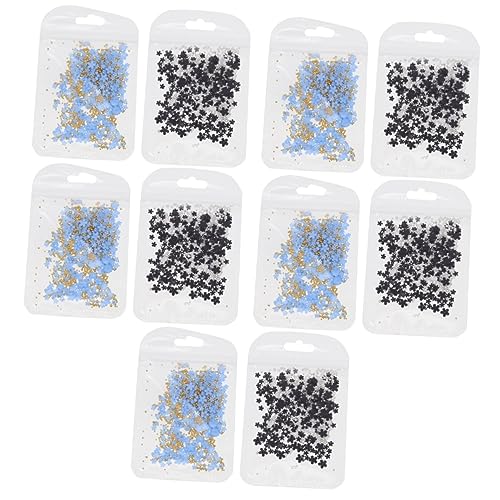 PACKOVE 5 Stück Austauschbaren Nagelcharms Dekorative Acrylblumen für Nagelkunst für Diy Nageldesigns und Kreative Nail Art Projekte von PACKOVE