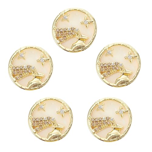 PACKOVE 5 Stück Teiliges Nagelstuds für Metallische Nail Art Dekoration Vielseitig Einsetzbar für Nägel Handys und Notizbücher Einfach Anzuwenden Langlebig für Zuhause Sowie Manikure Shops PACKOVE 5 Stück Teiliges Nagelstuds für Metallische Nail Art Dekoration Vielseitig Einsetzbar für Nägel Handys und Notizbücher Einfach Anzuwenden Langlebig für Zuhause Sowie Manikure Shops von PACKOVE