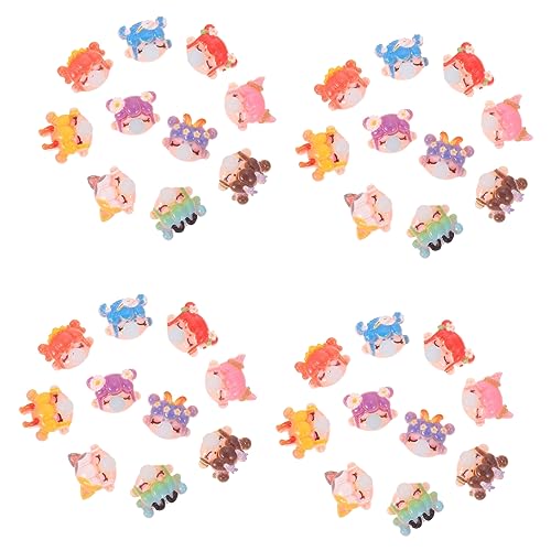 PACKOVE 50 Stück DIY Nail Art Dekorationen Verspielte Resin Fingernagel Charms Maniküre Aufkleber für Nail Designs für Leicht zu Lagern PACKOVE 50 Stück DIY Nail Art Dekorationen Verspielte Resin Fingernagel Charms Maniküre Aufkleber für Nail Designs für Leicht zu Lagern von PACKOVE