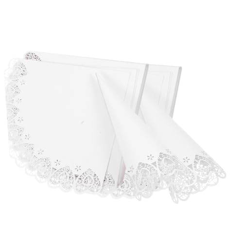 PACKOVE 50 Stück Elegante Weiße Papierblütenkonen mit Herzmuster Dekorative Halter für Blütenblätter und Konfetti bei Hochzeiten und Geburtstagsfeiern PACKOVE 50 Stück Elegante Weiße Papierblütenkonen mit Herzmuster Dekorative Halter für Blütenblätter und Konfetti bei Hochzeiten und Geburtstagsfeiern von PACKOVE