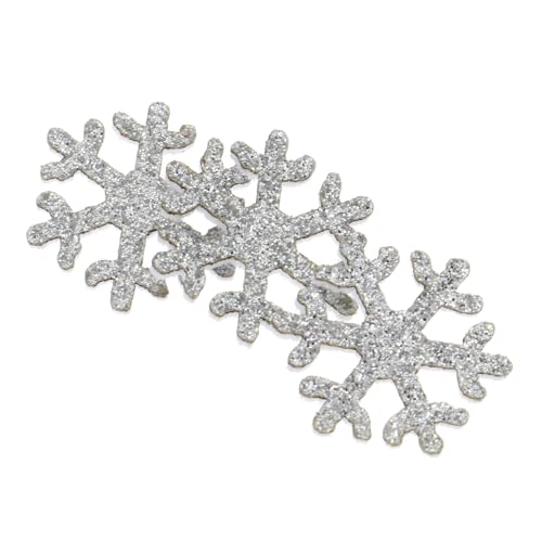 PACKOVE 50 Stück Glitzernde Schneeflocken Pailletten DIY Haarspangen Zubehör für Junge Mädchen Leichte Langlebige Bastelapplikationen zum Bekleben und Gestalten von Haarclips und Kleidung PACKOVE 50 Stück Glitzernde Schneeflocken Pailletten DIY Haarspangen Zubehör für Junge Mädchen Leichte Langlebige Bastelapplikationen zum Bekleben und Gestalten von Haarclips und Kleidung von PACKOVE
