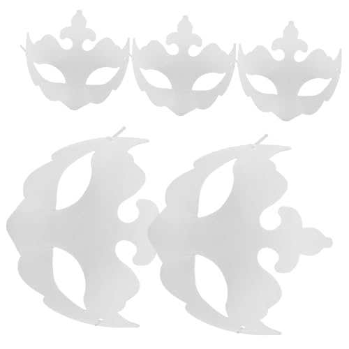 PACKOVE 5stücke Papiermasken Für Kreative Bastelprojekte Leere Und Bastelmasken Für Maskerade Partys Kostüme Und Rollenspiele Um Ihre Kreativität Auszudrücken PACKOVE 5stücke Papiermasken Für Kreative Bastelprojekte Leere Und Bastelmasken Für Maskerade Partys Kostüme Und Rollenspiele Um Ihre Kreativität Auszudrücken von PACKOVE